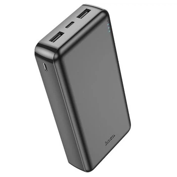 Повербанк 20000 mAh Hoco J100A портативний акумулятор для телефону Чорний
