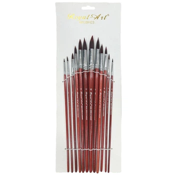 Набор кистей 12шт Royal-Art Brush синтетика круглые RA-9127