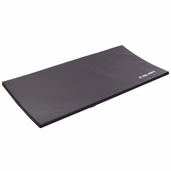 Килимок-мат спортивний складний для вправ Exercise mat розмір 120х60х2,5см Zelart (MD9005) (штучна шкіра, EPE, чорний) (FI-3565)