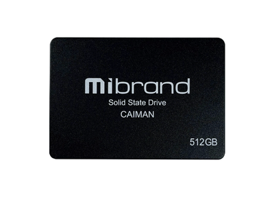 Твердотільний накопичувач SSD Mibrand Caiman 512GB 2.5" 7mm SATAIII Standard (MI2.5SSD/CA512GBST)