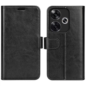 Классический чехол-книжка Deexe Wallet Style для Xiaomi Poco F6 - Black