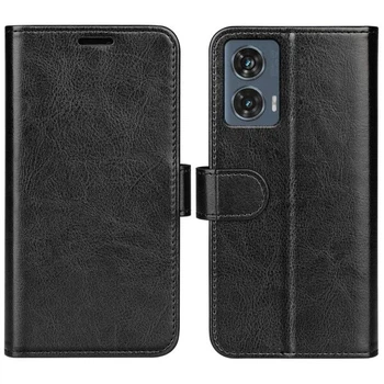 Класичний чохол-книжка Deexe Wallet Style для Motorola Edge 50 Fusion - Black
