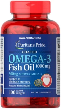 Омега-3 жирные кислоты Puritan's Pride Omega-3 Fish Oil 1000 mg 100 капс