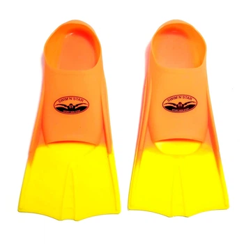 Короткие ласты с закрытой пяткой для тренировок в бассейне SWIM-N-STAR 11446 размер 33-35 оранжевый
