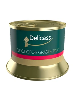 Фуа-гра утиная Delicass Bloc de Foie Gras de Pato 130г