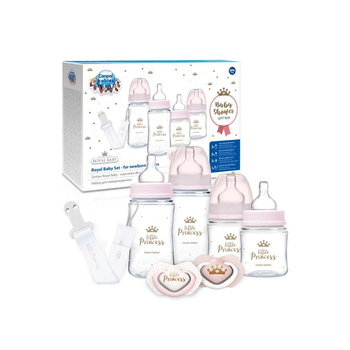 Набір пляшечок для новонароджених Canpol babies Royal Baby Girl Рожевий 0294 (5901691857902)