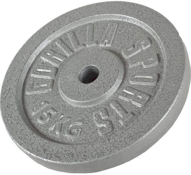 Obciążenie Gorilla Sports żeliwne 30 mm 15 kg (4260200840561)