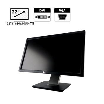 Монитор Dell P2210f / 22" (1680x1050) TN / DVI, VGA б/у