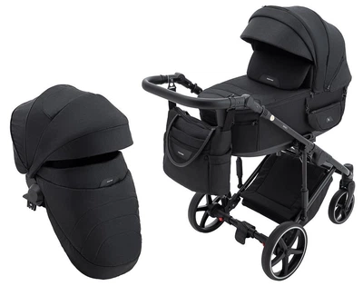 Коляска 2 в 1 Adamex Ziko Lux TK-53 чорний