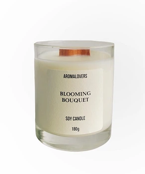Ароматична свічка у склянці "Blooming Bouquet" - Aromalovers 180g (1287030-151342)