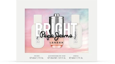 Набор (edp/30ml + sh/gel/60ml + body/lot/60ml) - Pepe Jeans Bright (1281090-147948)