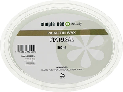 Парафиновый воск "Природный" - Simple Use Beauty Paraffin Wax 500g (1005158-121043)