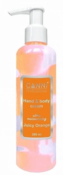 Крем ультраувлажняющий для рук и тела "Сочный апельсин" - Canni Hand & Body Cream 200ml (1321268-3286459)
