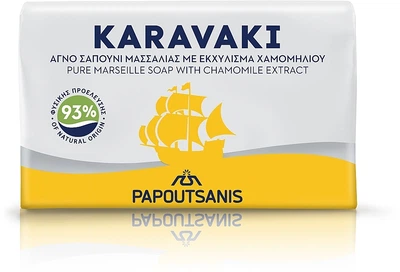 Мыло "Chamomile" - Papoutsanis Karavaki Bar Soaps 125g (1211643-149080)