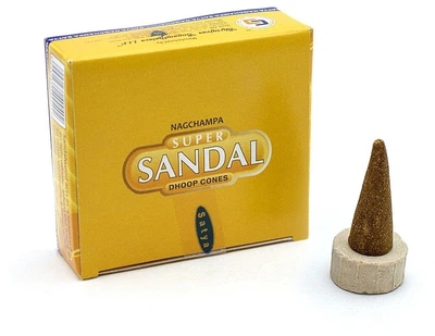 Благовония конусы "Сандал" - Satya Sandal Dhoop Cones 12шт (1201690-136294)