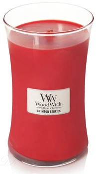 Ароматическая свеча в стакане - WoodWick Hourglass Candle Crimson Berries 85g (759636-24982975)