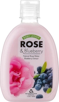 Лосьйон для тіла "Роза та чорниця" - Bulgarian Rose Rose & Blueberry Body Lotion 320ml (1202576-31105602)