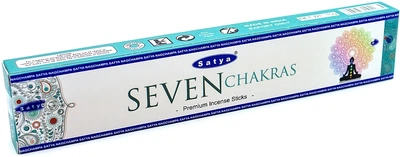 Благовония премиум "Семь Чакр" - Satya Seven Chakras Premium Incense Sticks 15g (1334520-6331812)