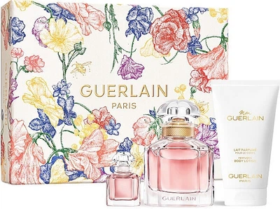 Набор (edp/50ml + b/lot/75ml + edp/mini/5ml) - Guerlain Mon Guerlain (1334414-8080509)