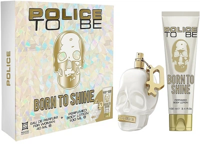Набор (edp/40ml + b/lot/100ml) - Police To Be Born To Shine Woman (1208838-9076236)