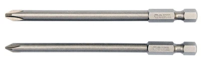 Набор бит YATO насадка отвертки 1/4" PH1/2х100 мм 2 штуки YT-0488