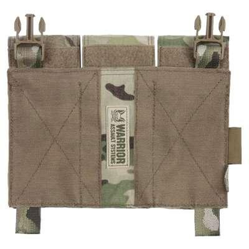 Плитоноска Warrior assault systems Low Profile Plate Carrier V 1 size M multicam и тройной подсумок (з/панель)