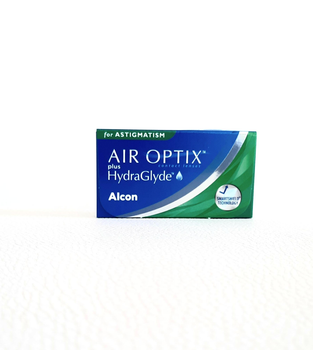Контактні лінзи Air Optix plus HydroGlyde for Astegmatism Alcon +6.0/-0.75/120