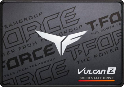 SSD диск Team Group VULCAN Z 256 GB 2.5" SATA 6 Gb/s Чорний/сірий (765441061965)