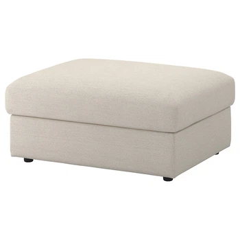 Підставка для ніг з місцем для зберігання IKEA VIMLE Gunnared бежева (093.925.84)