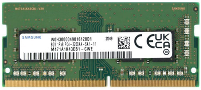 Pamięć RAM Samsung DDR4-3200 8192 MB PC4-25600 (M471A1K43EB1-CWE)
