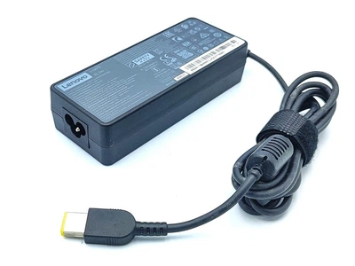 Блок питания для Lenovo K4350, K4450, K2450, Z580, E531, E431, T540P (20V 4.5A 90W (USB+pin)) Прямоугольный желтый разъем.