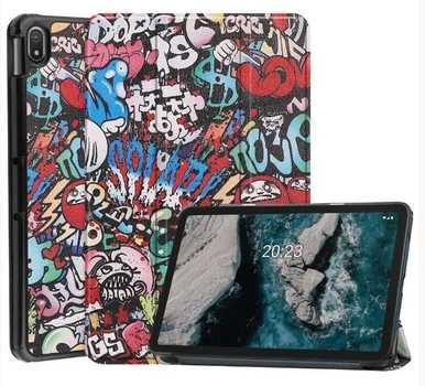 Чохол Smart Case на Nokia T20 (10.4") / чохол для планшета з функцією підставки / (graffiti)