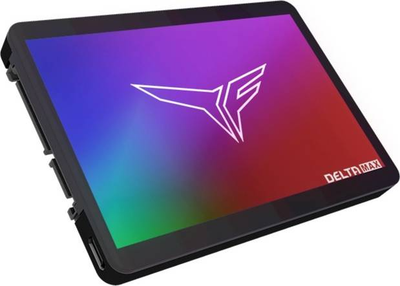 SSD диск Team Group Delta MAX LITE RGB 1 TB 2.5" SATA 6 Gb/s Черный (765441059993)