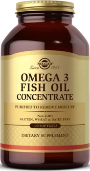 Омега 3 Solgar Omega 3 Fish Oil Concentrate 120 капсул