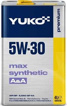 Моторна олива Yuko MAX SYNTHETIC A&A 5W-30 4 л (4823110401521)