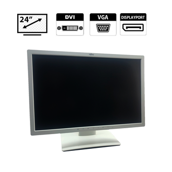 Монітор Широкоформатний Fujitsu-Siemens B24W-7 / 24" (1920x1200) IPS / DVI-D, DisplayPort, VGA, Audio б/в