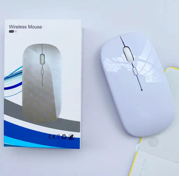 Беспроводная оптическая компьютерная мышь c Bluetooth и регулировкой DPI, 3 кнопки, белая (87064400)