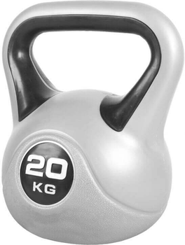 Kettlebell Gorilla Sports winylowy kontrast 20 kg (4260200842206)