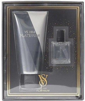 Набір (edp/mini/7.5ml + b/lot/100ml) - Victoria's Secret Him Platinum (1356811-12327844)