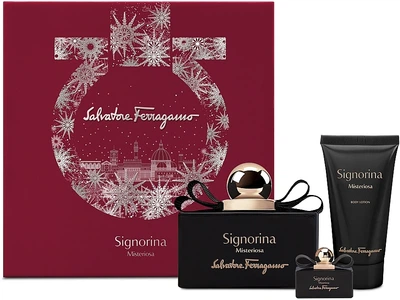 Набір (edp/100ml + edp/5ml +b/lot/50ml) - Salvatore Ferragamo Signorina Misteriosa (1140003-144864)