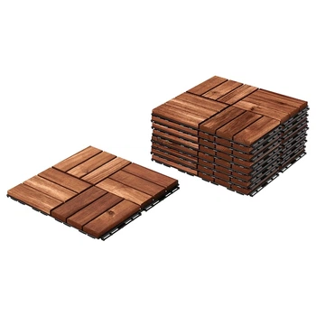 Підлогове покриття для терас та балкону IKEA RUNNEN 0,81 м² коричнева морилка (902.342.26)