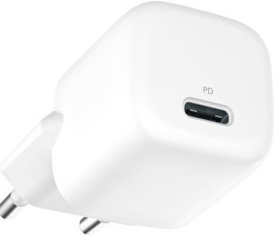 Мережевий зарядний пристрій GoGEN ACHPD130 1 x USB-C 30 W White (GOG-ACHPD130W)