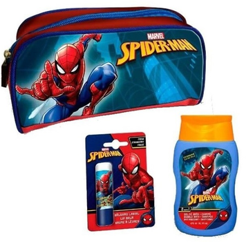 Zestaw do pielęgnacji dzieci Marvel Spiderman Żel pod prysznic 200 ml + Balsam do ust 4 g + Kosmetyczka (8412428025527)