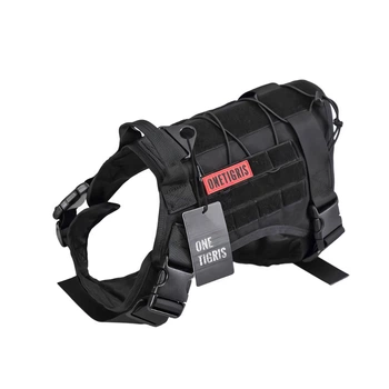 Шлея-жилет OneTigris Fire Watcher Dog Harness для собак Черный L (161747)