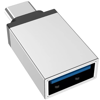 Перехідник з USB-A (мама) на USB-C (тато) для смартфона/ноутбука OEM UA2C01, портативний OTG адаптер