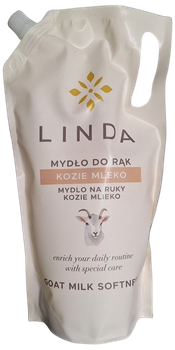 Жидкое крем-мыло Linda козье молоко (запаска), 1 л