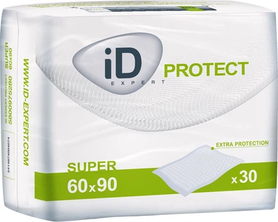Одноразові гігієнічні вбирні пелюшки іD Protect Consumer CEE Super 60x90 см 30 шт (5414874004074 )