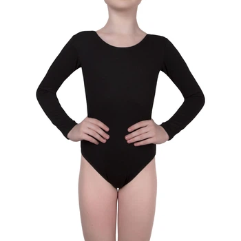 Купальник для танцев и гимнастики Uollizza 6028 S/110-116 Черный