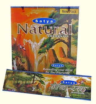 Благовония Природа пыльцовые аромапалочки Natural Satya для медитации и отдыха 10 гр