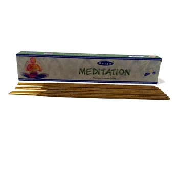 Аромапалочки Медитация натуральные благовония Сатья Meditation Satya premium incence sticks 15 гр